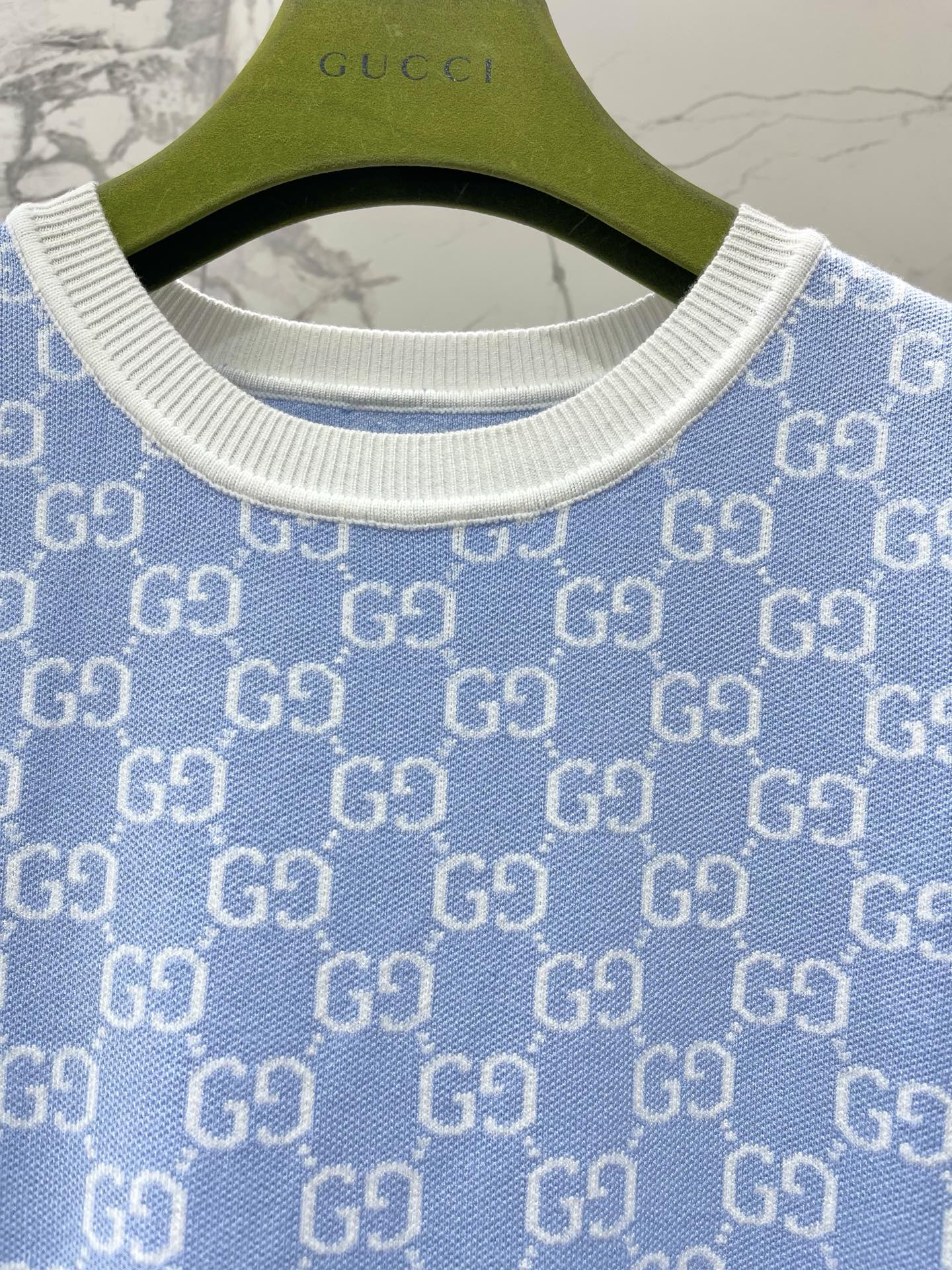 Monogram Knit Dress | Short Sleeve Sweater Dress