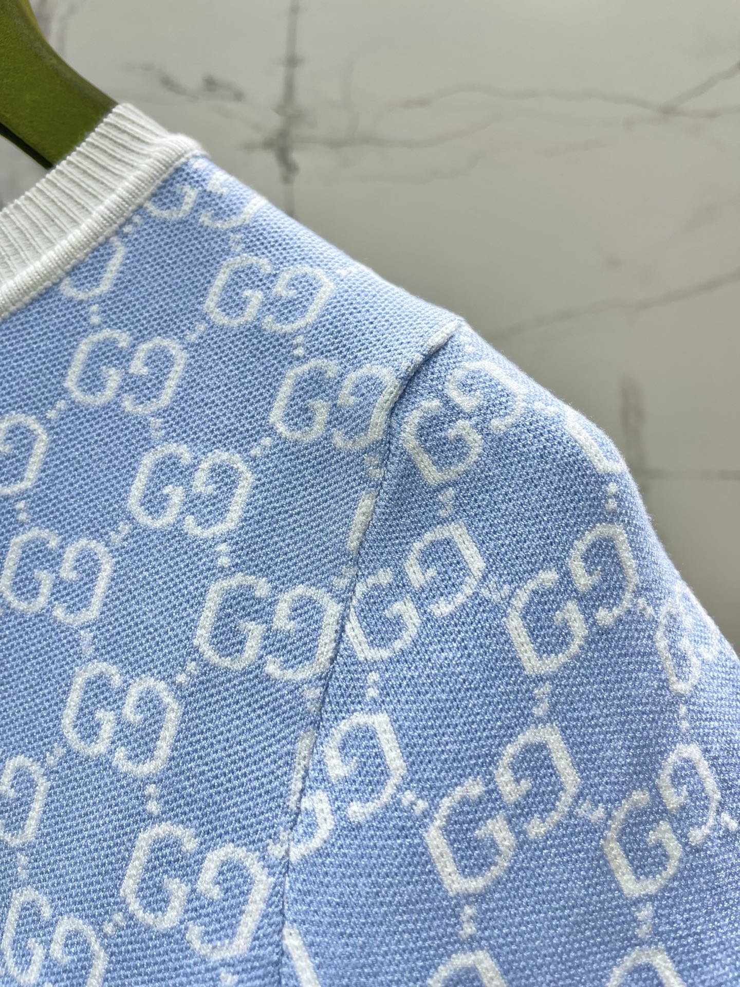 Monogram Knit Dress | Short Sleeve Sweater Dress