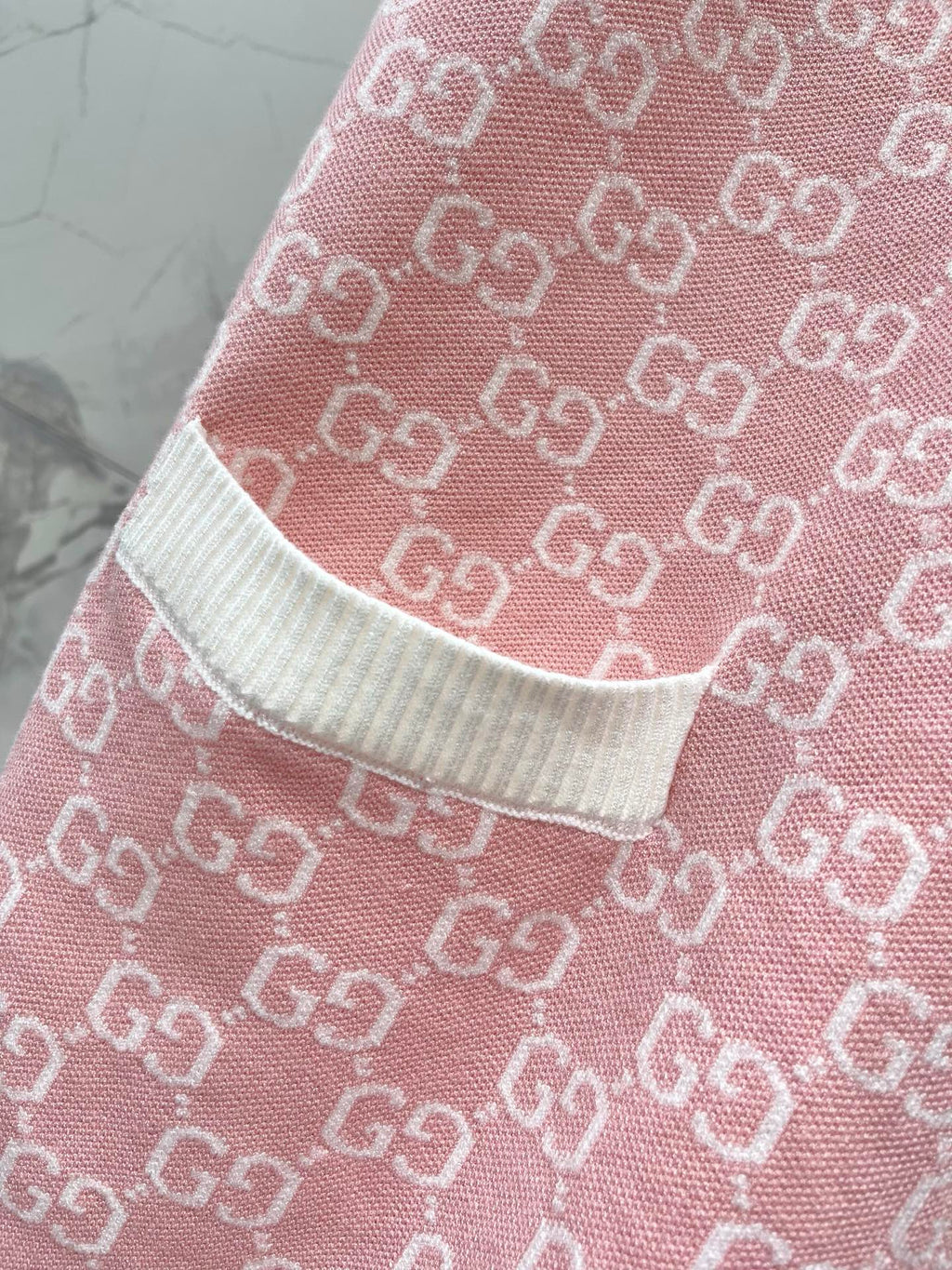 Monogram Knit Dress | Short Sleeve Sweater Dress