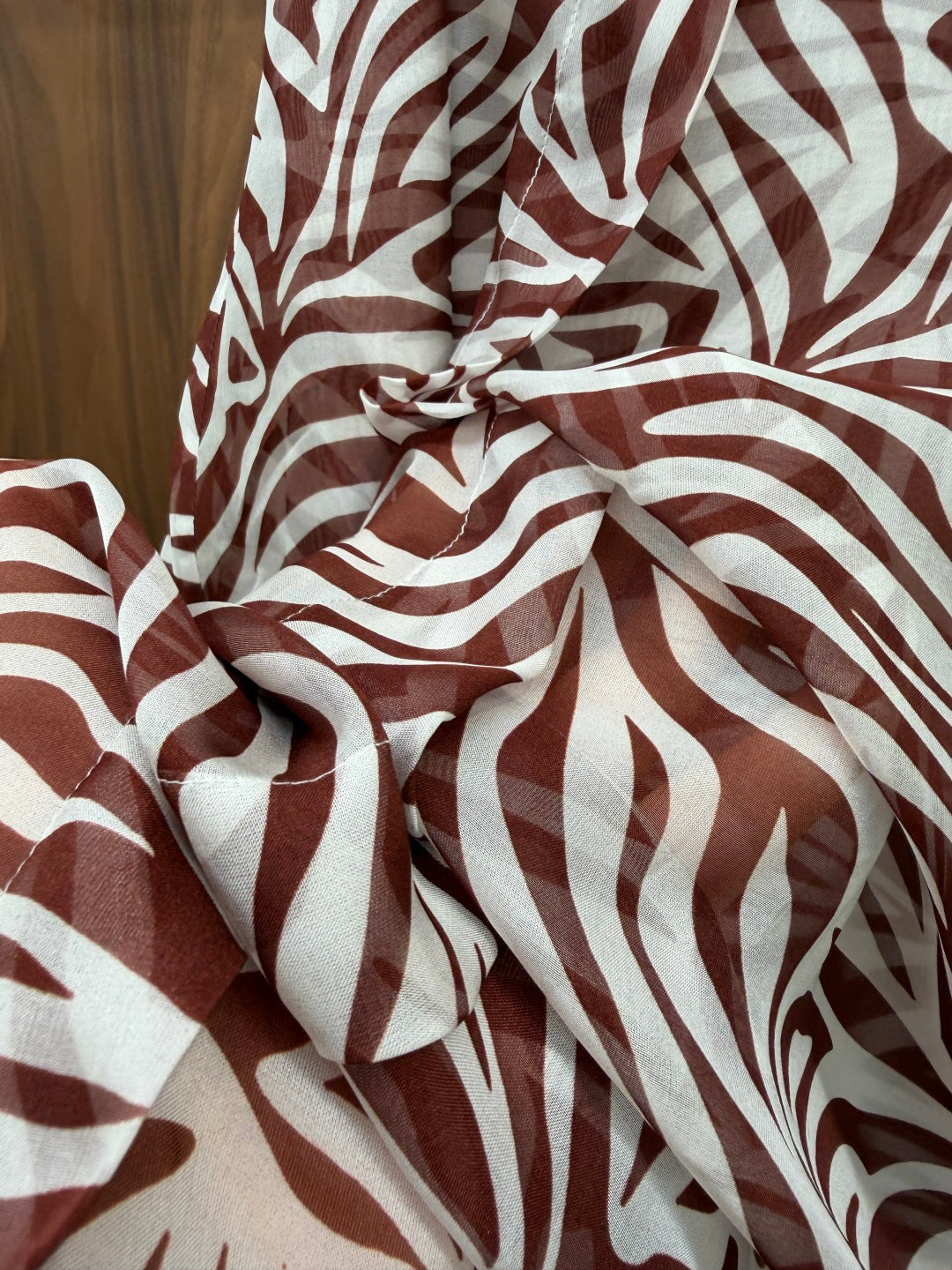 Monogram Silk Midi Skirt | Luxury Print A-Line Skirt