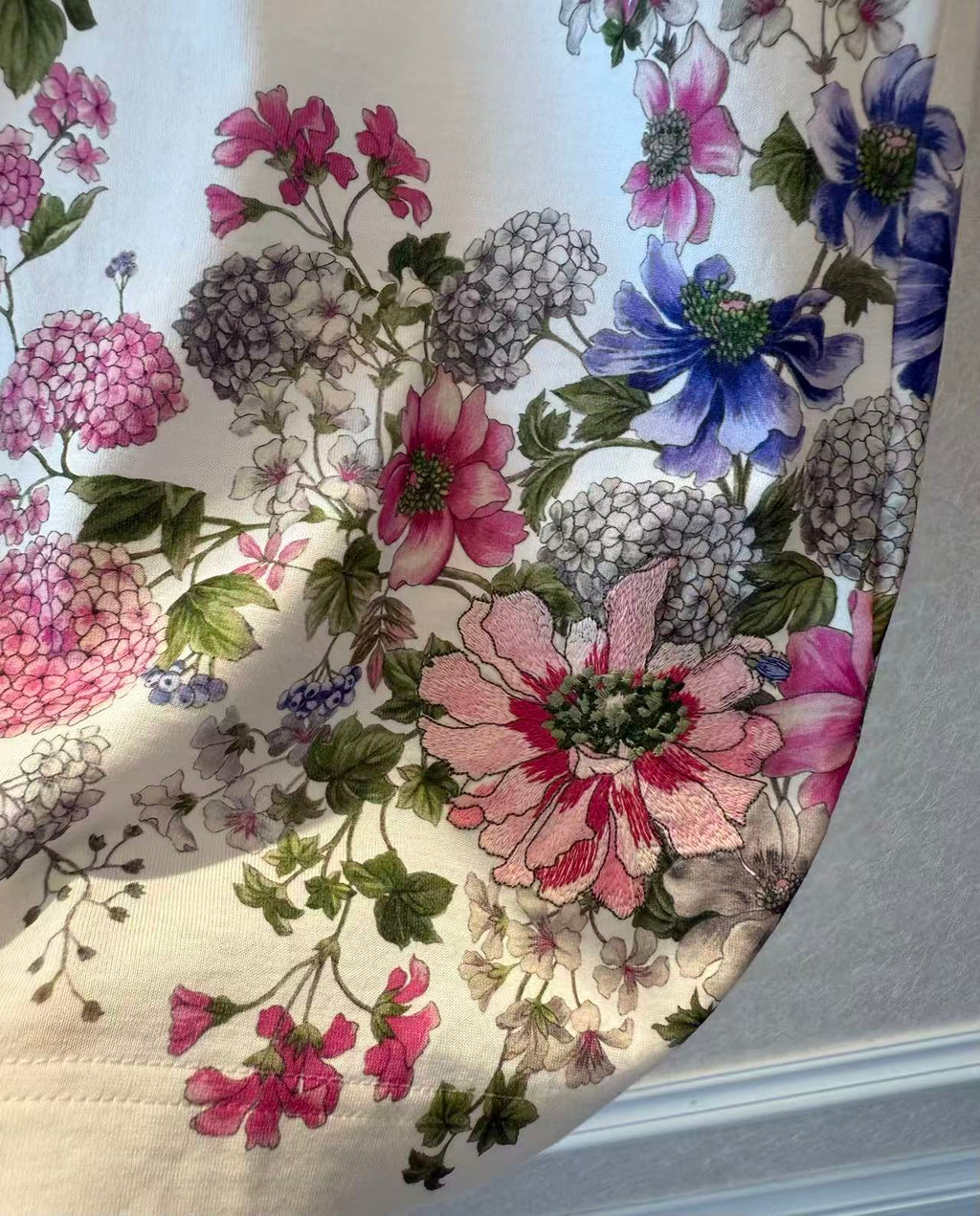 Embroidered Floral T-Shirt