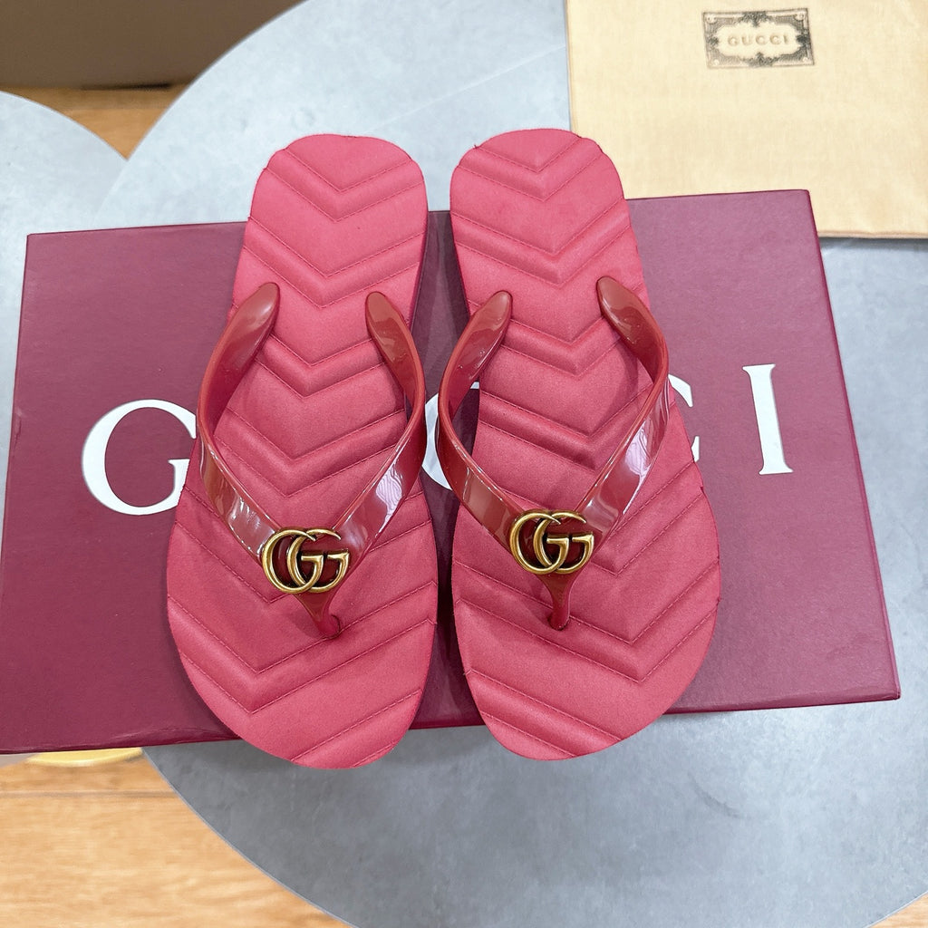 Double Buckle Flat Flip Flops | Luxury-Inspired Summer Slides
