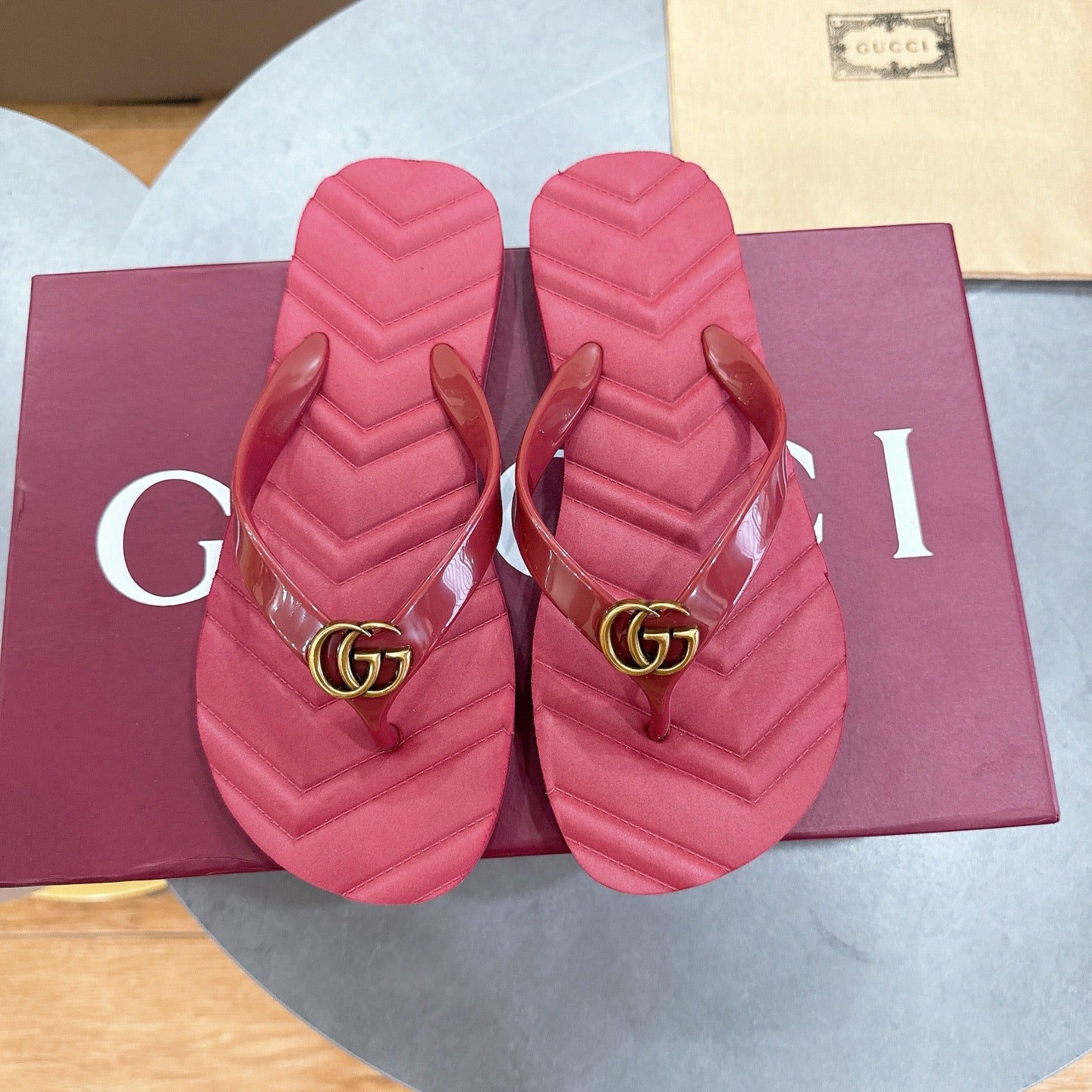 Double Buckle Flat Flip Flops | Luxury-Inspired Summer Slides