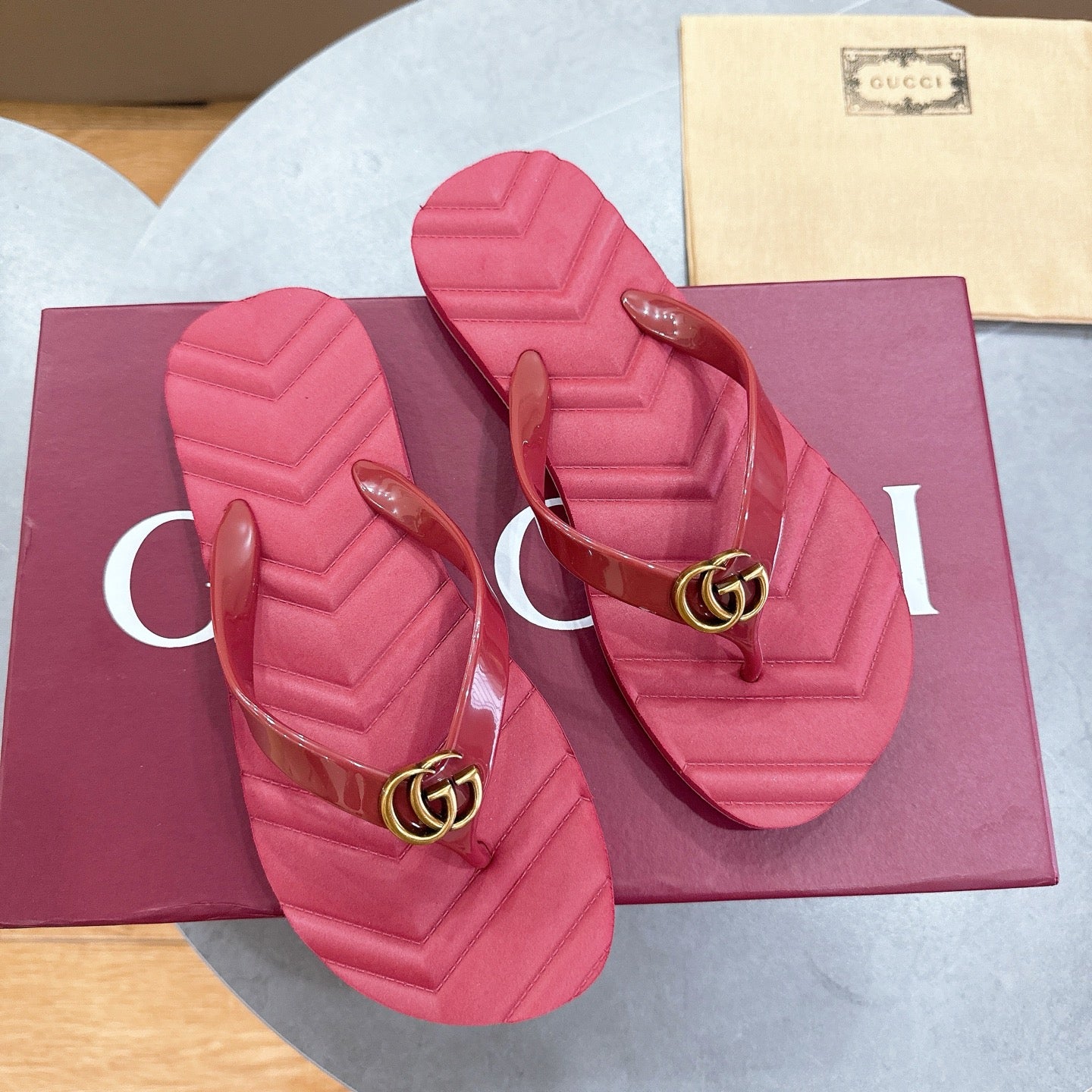 Double Buckle Flat Flip Flops | Luxury-Inspired Summer Slides