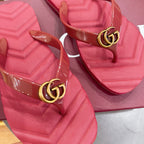 Double Buckle Flat Flip Flops | Luxury-Inspired Summer Slides