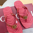 Double Buckle Flat Flip Flops | Luxury-Inspired Summer Slides