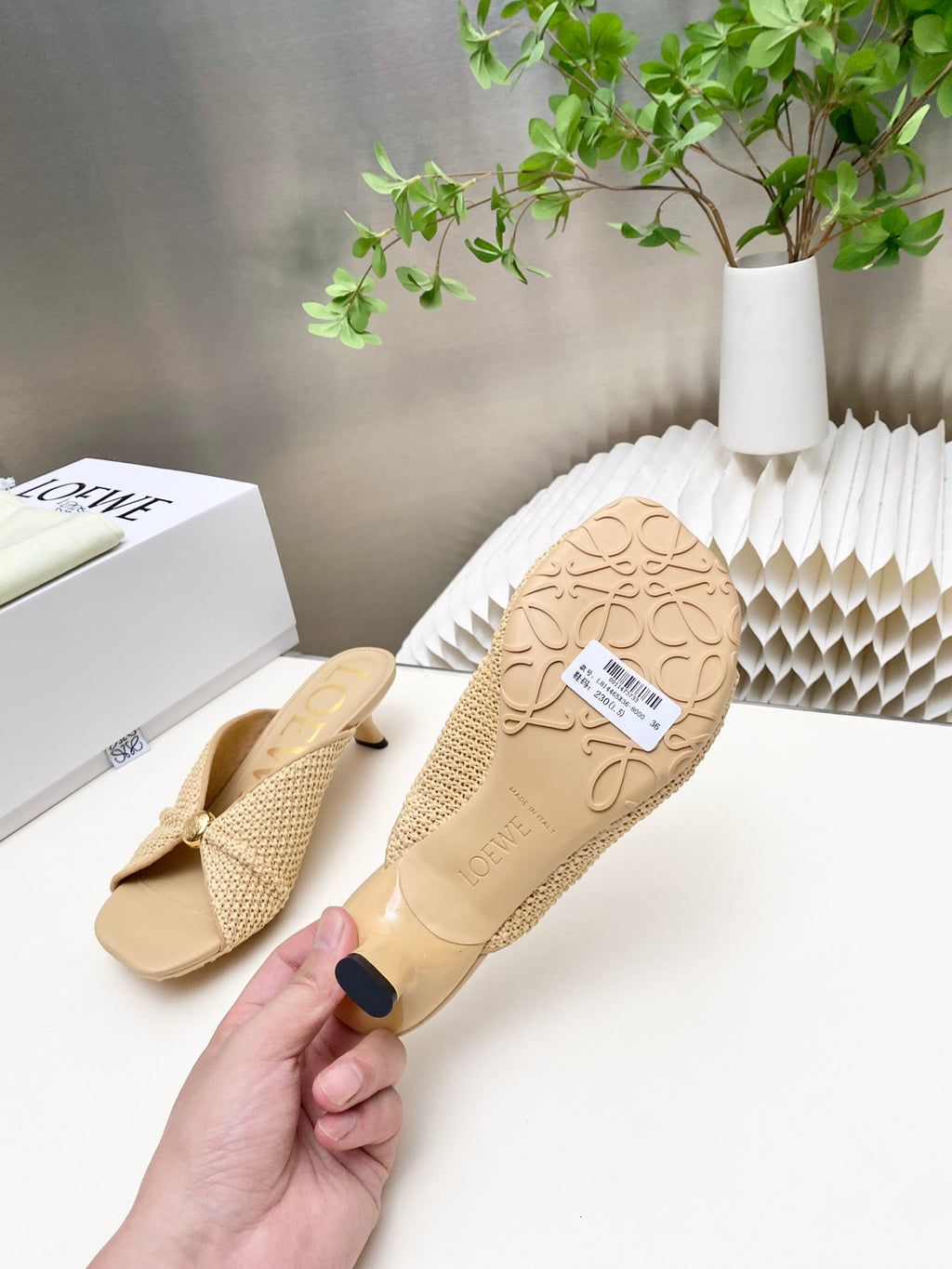 Fur Leather Slide Sandals | Premium Shearling Summer Slippers