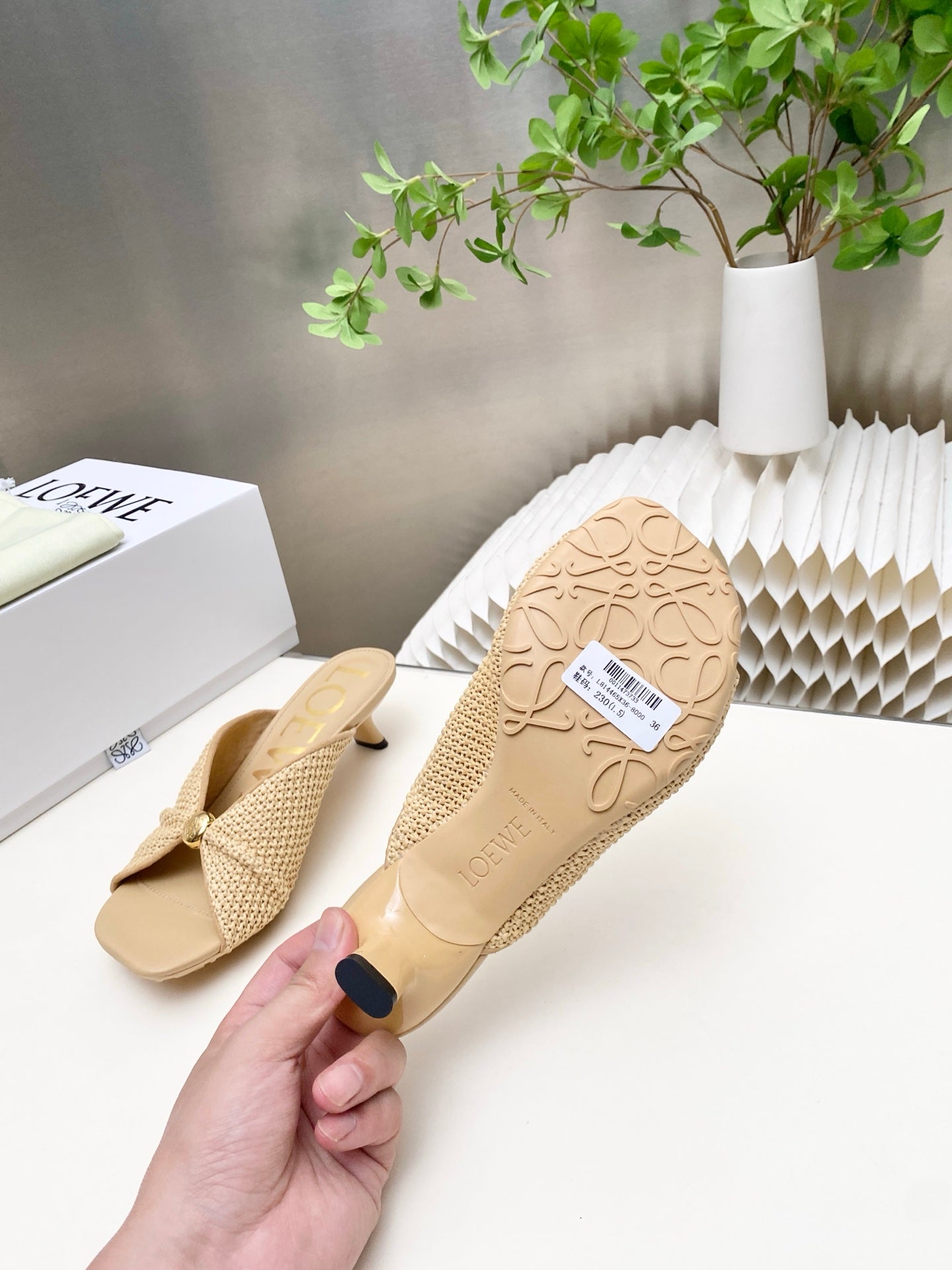 Fur Leather Slide Sandals | Premium Shearling Summer Slippers