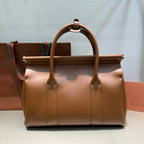 Smooth Calfskin Loom Tote Bag – Black