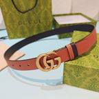 3.0cm Double-Sided Leather Belt