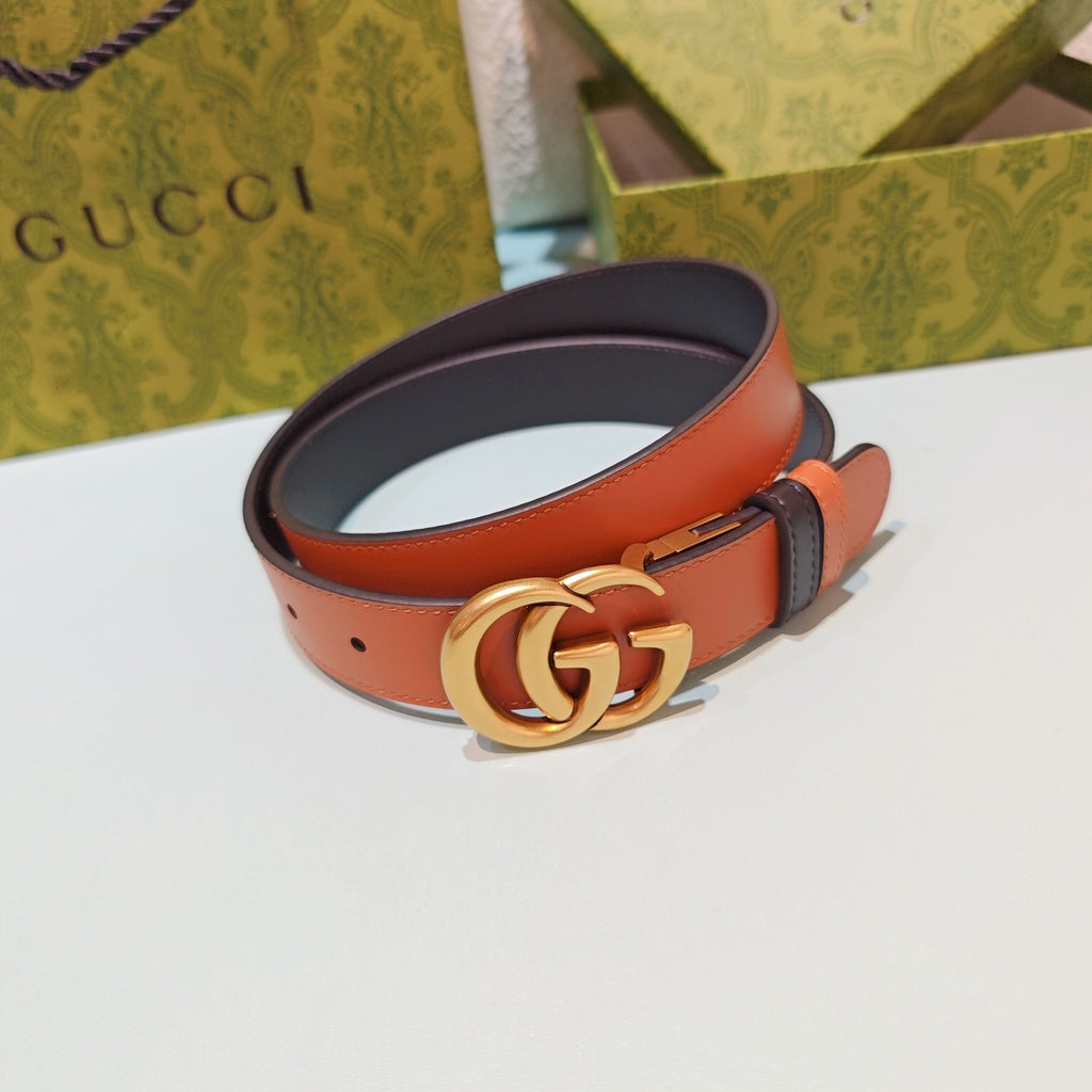 3.0cm Double-Sided Leather Belt