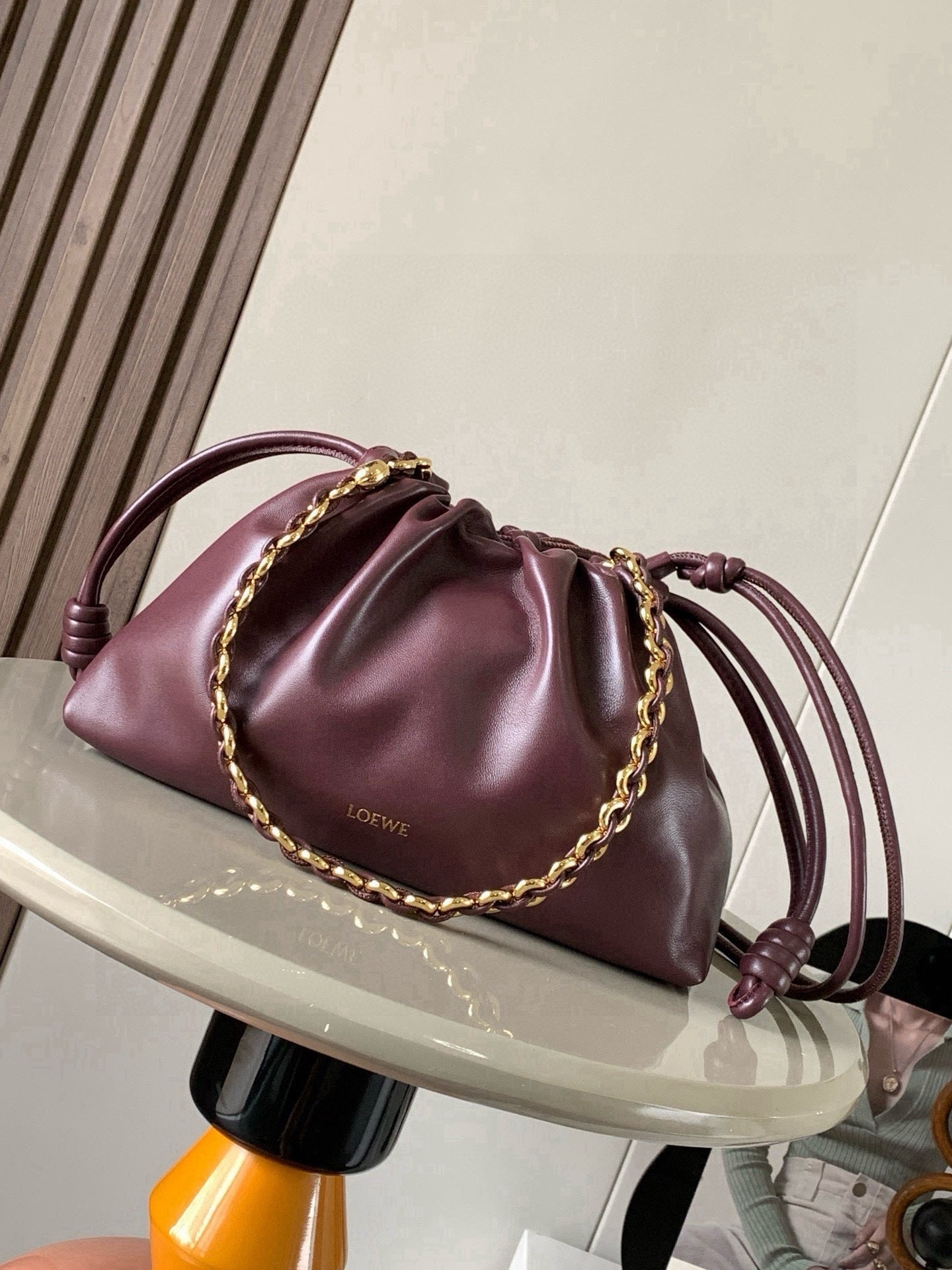 Nappa Leather Flamenco Style Purse - Premium Quality