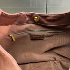 Quilted Suede shoulder bag