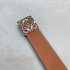 3.8 cm Reversible Calfskin Belt