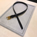 Reversible Taurillon Leather Belt : 2.5 CM