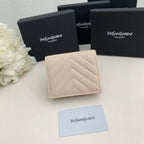 Folded Leather Wallet with Card Holder