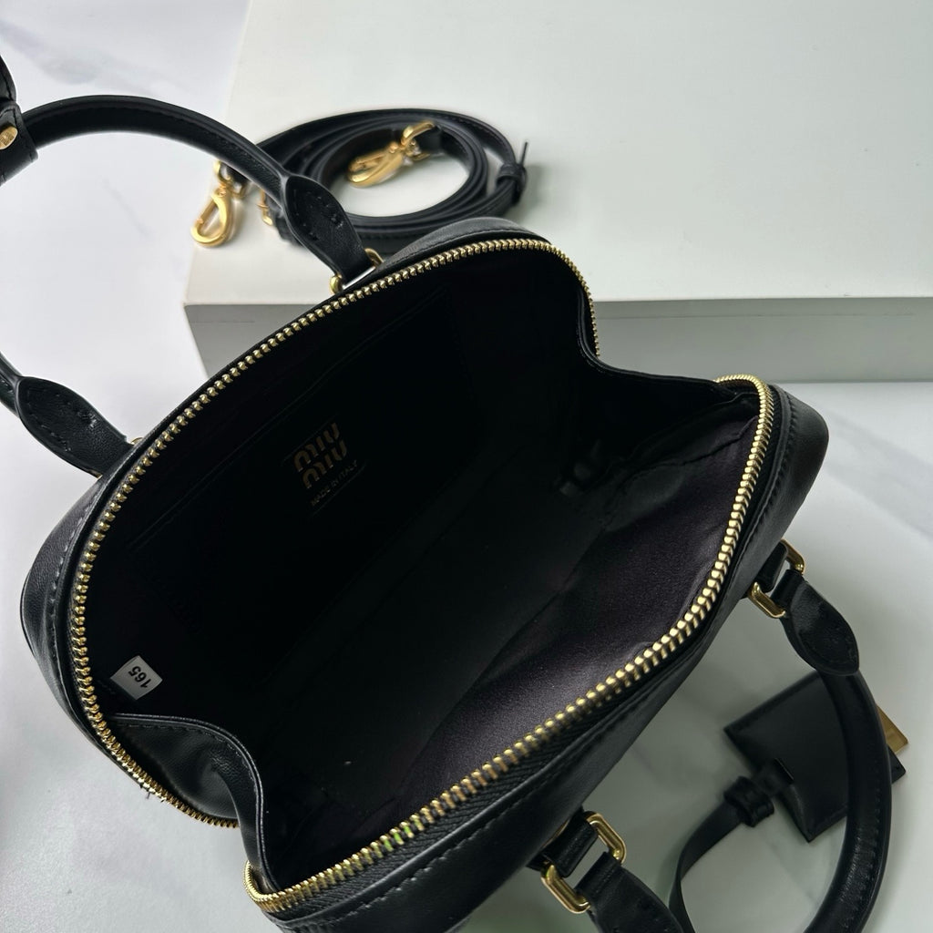 Mini Lambskin Ruched Shoulder Bag