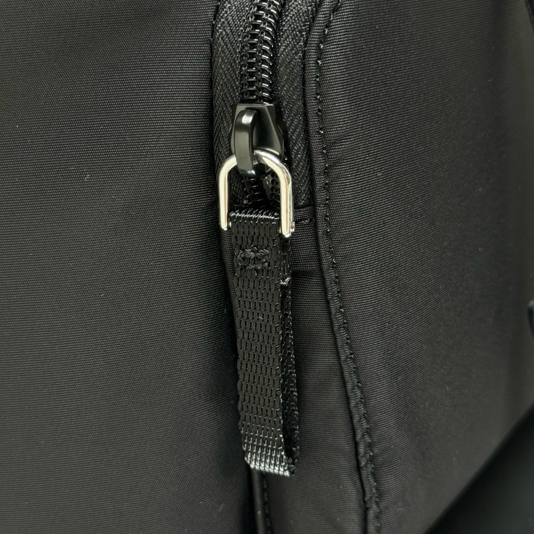 Nylon & Calfskin Backpack