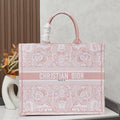 D Book Tote ( Light pink butterfly )