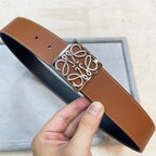 3.8 cm Reversible Calfskin Belt