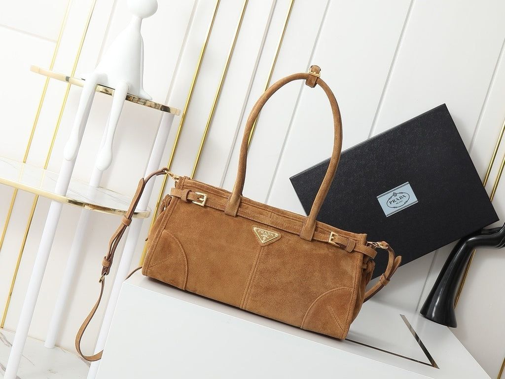 New Release P : 2024 LuxSoft Suede Small Handbag