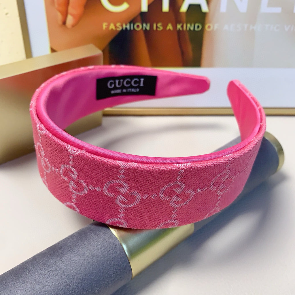 Luxury Wide Logo Headband — Elegant & Versatile