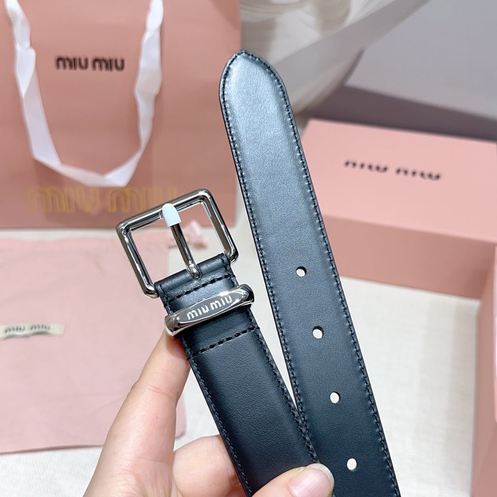 3.0cm Double-Sided Genuine Leather Belt