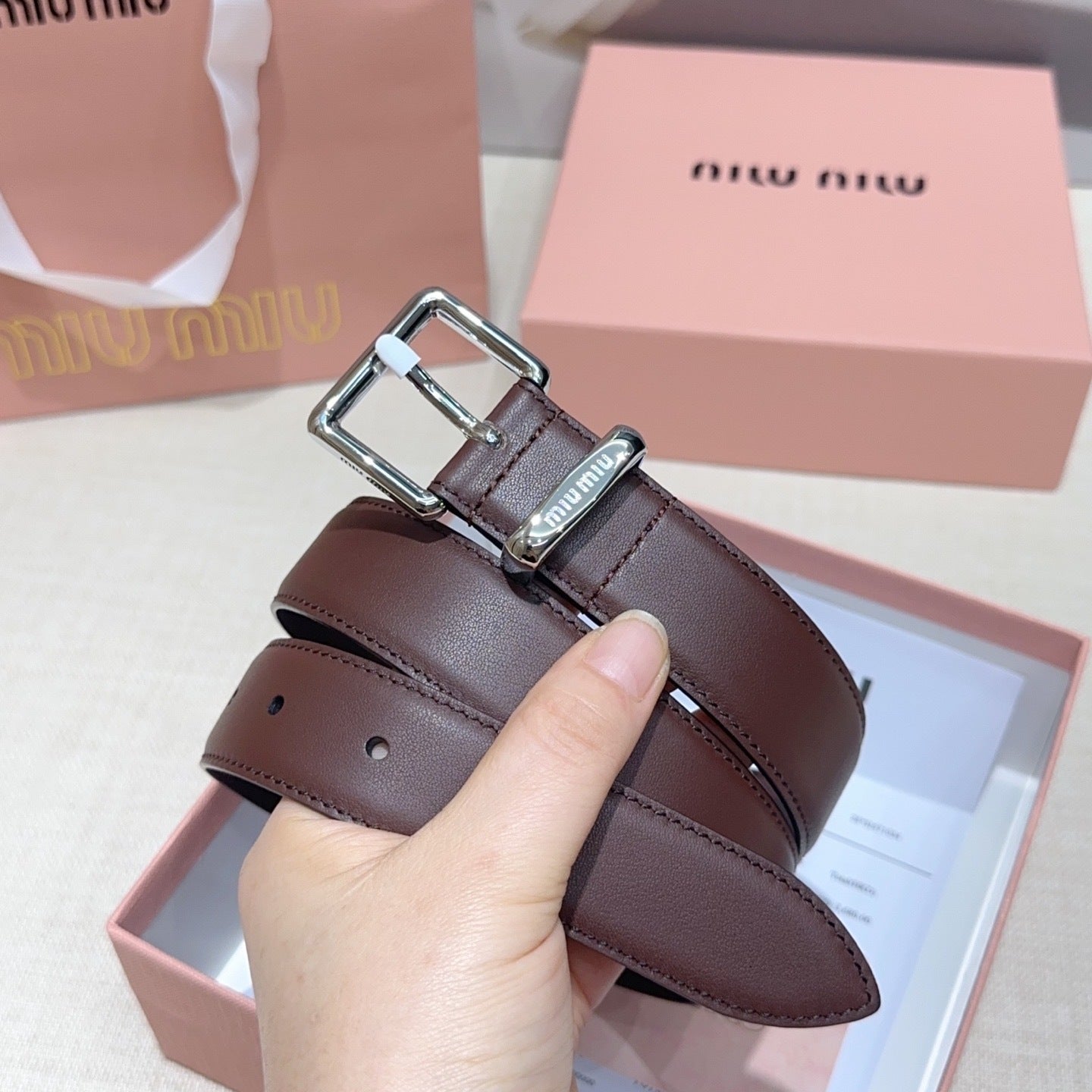 3.0cm Double-Sided Genuine Leather Belt