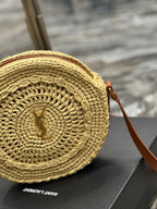 Premium Quality Round Raffia Woven Bag