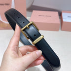 3.0cm Double-Sided Genuine Leather Belt