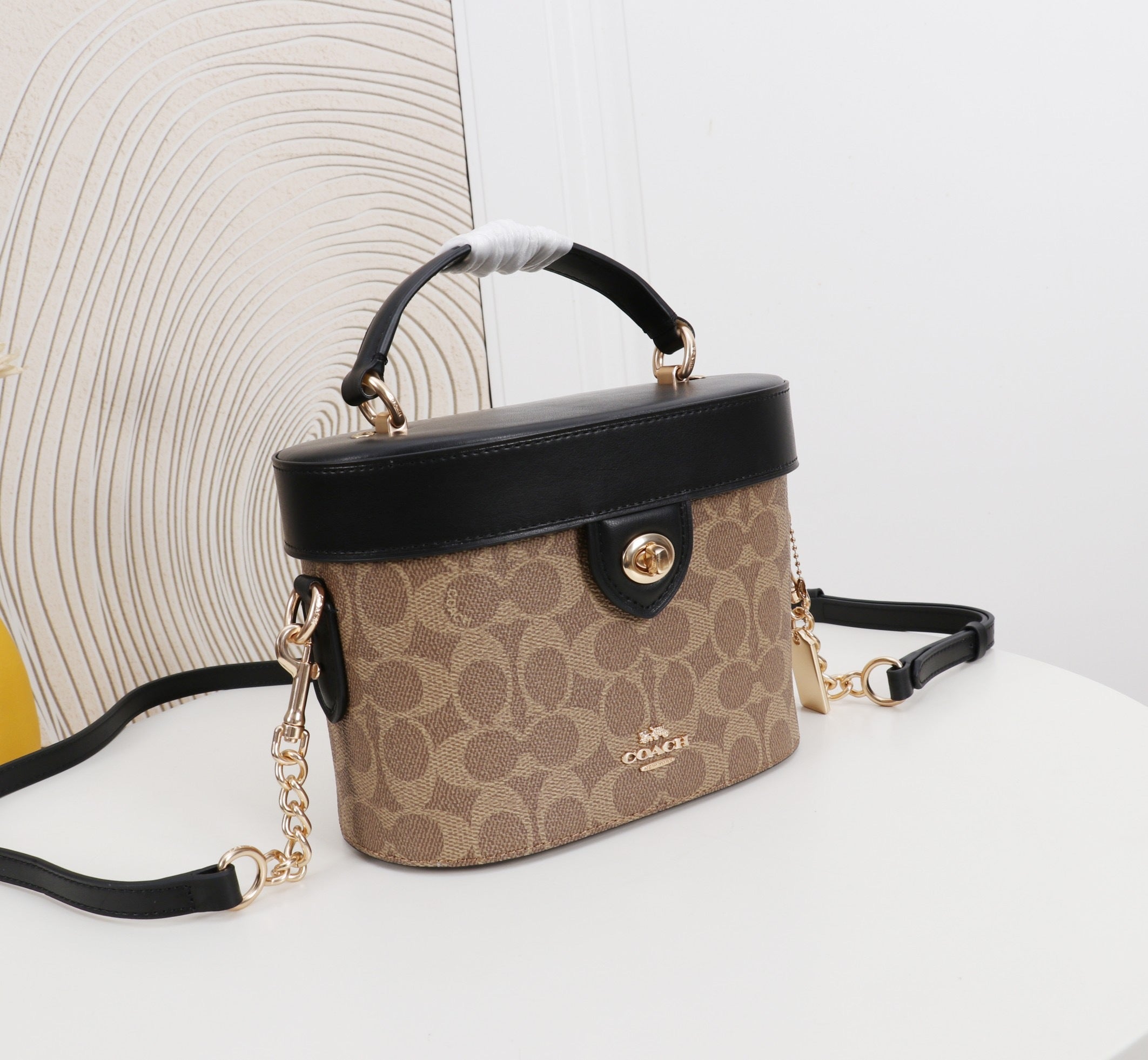 Top Handle Box Bag / Cosmetic Case