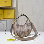 Crescent Shoulder Bag with Strap