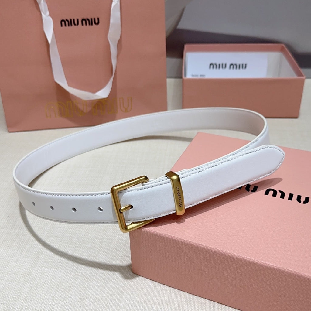 3.0cm Double-Sided Genuine Leather Belt