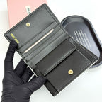 New-Season Compact Tri-Fold Mini Wallet – Embossed Design