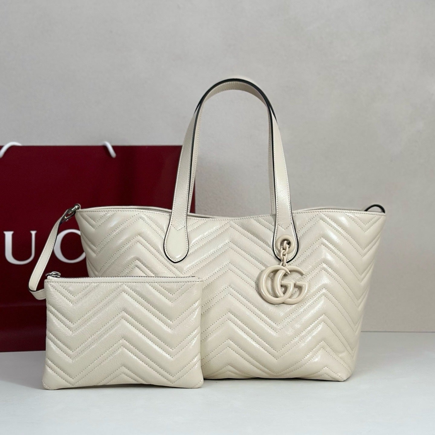 Quilted Leather Tote & Crossbody Bag – (Premium Quality )