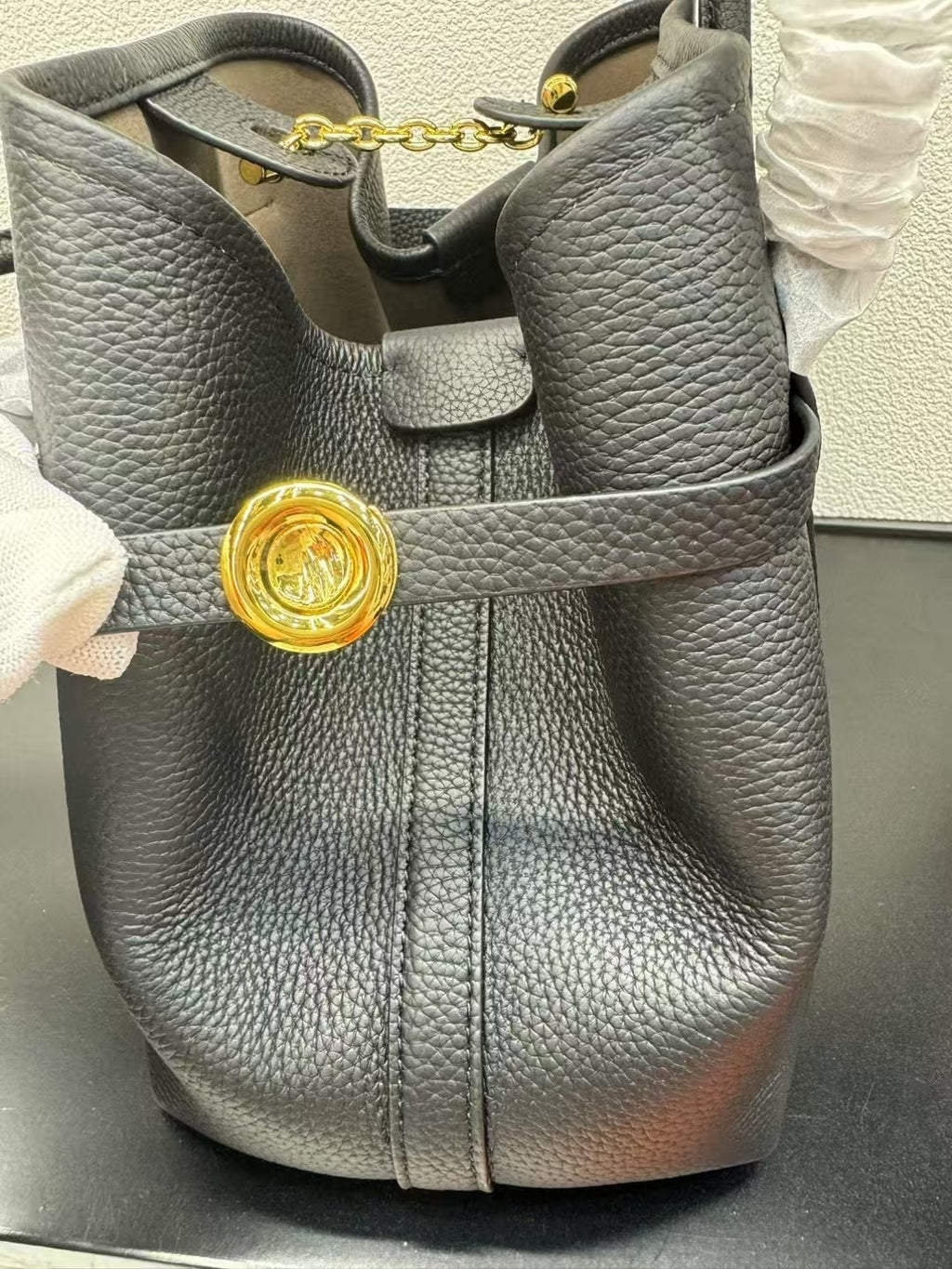 Premium Leather Vintage-Style Top-Handle Tote Bag