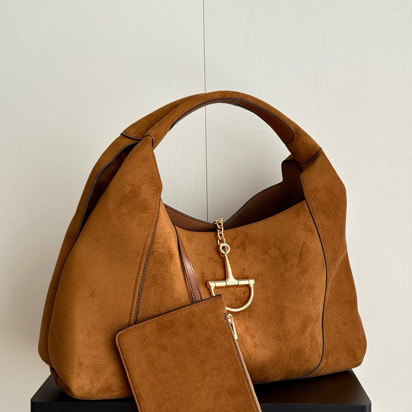 Maxi Suede Shoulder Bag : Large