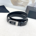 3.0 cm Reversible Leather Belt