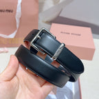 3.0cm Double-Sided Genuine Leather Belt