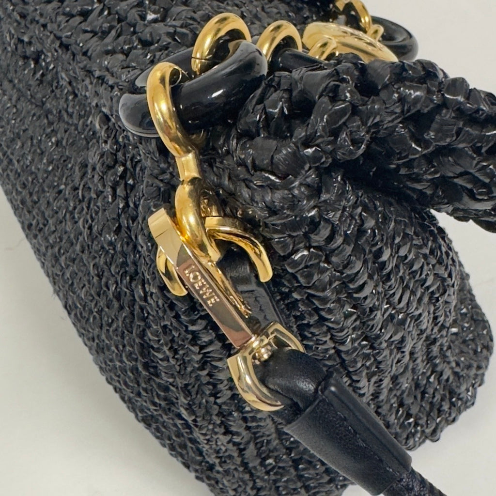 Medium Raffia & Leather Ola Handbag (Premium Quality)