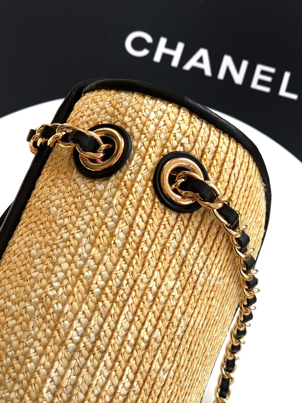 Large Woven Flap Bag   (Premium Quality)