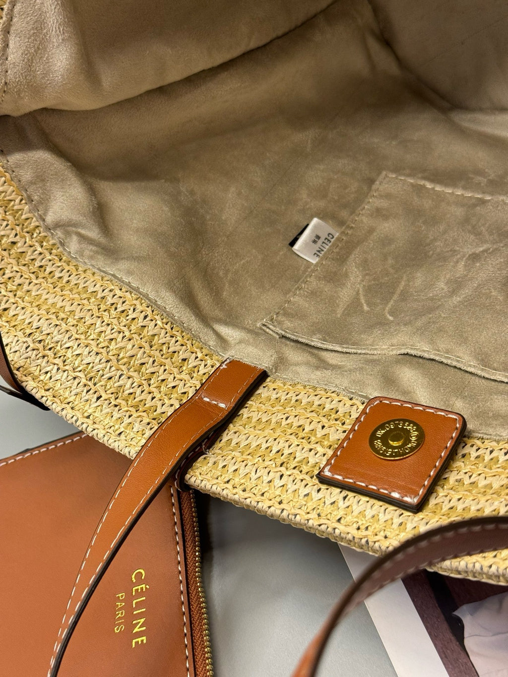 Raffia Handwoven Mini Tote Bag | Moroccan Craft