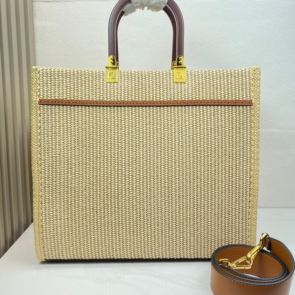 Summer Woven Shoulder Bag