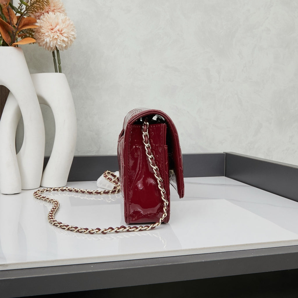 Patent Leather WOC Chain Bag