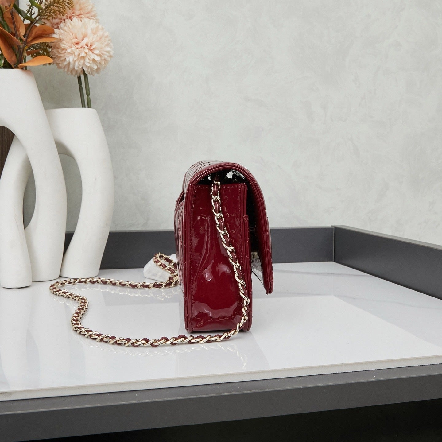 Patent Leather WOC Chain Bag
