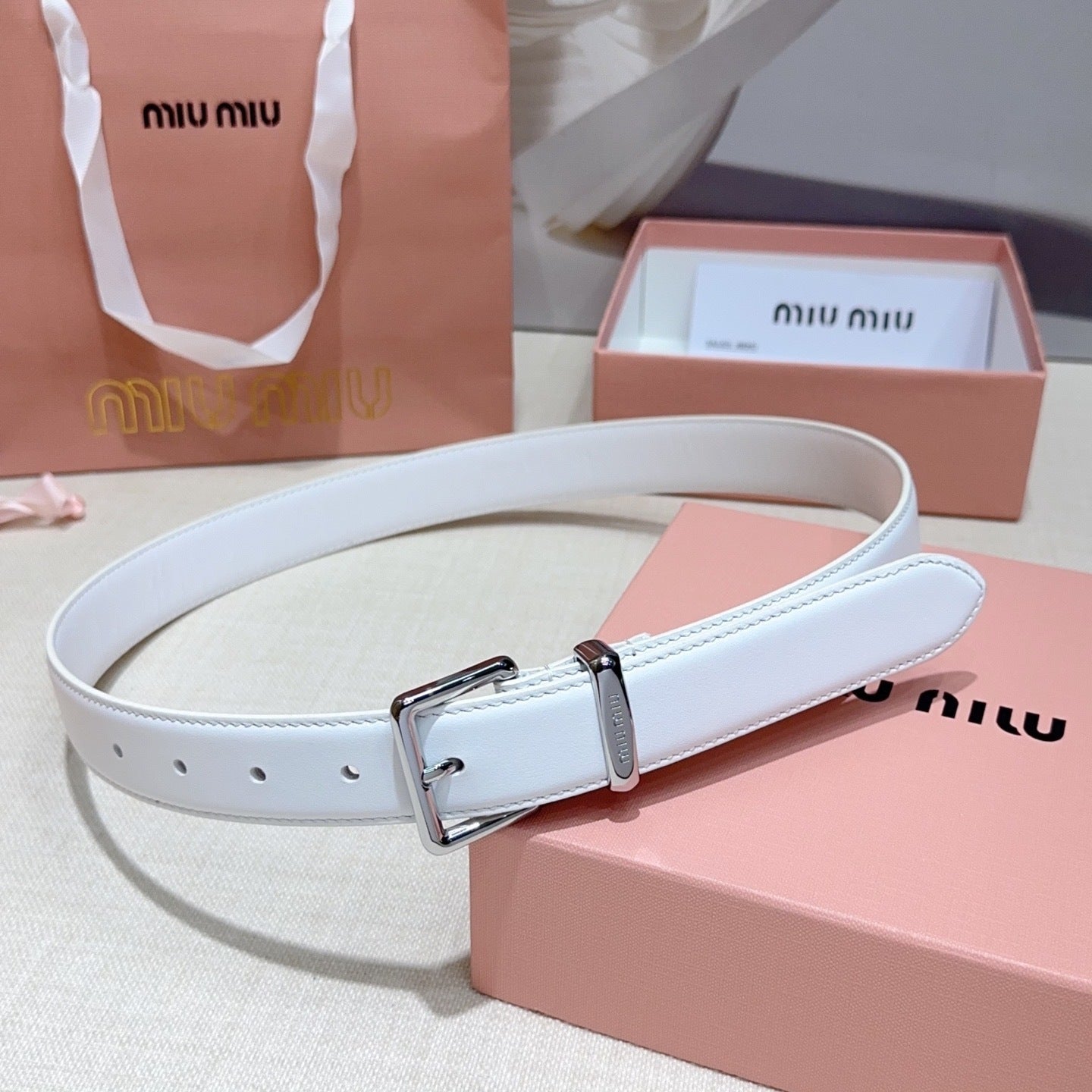 3.0cm Double-Sided Genuine Leather Belt
