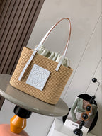 Square Woven Basket Bag –  (Premium Quality)