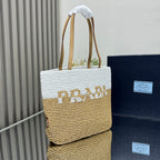 Woven Raffia Tote Bag - (Premium Quality)
