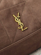 Brown Suede Jamie 4.3 Large Drawstring Bucket Bag
