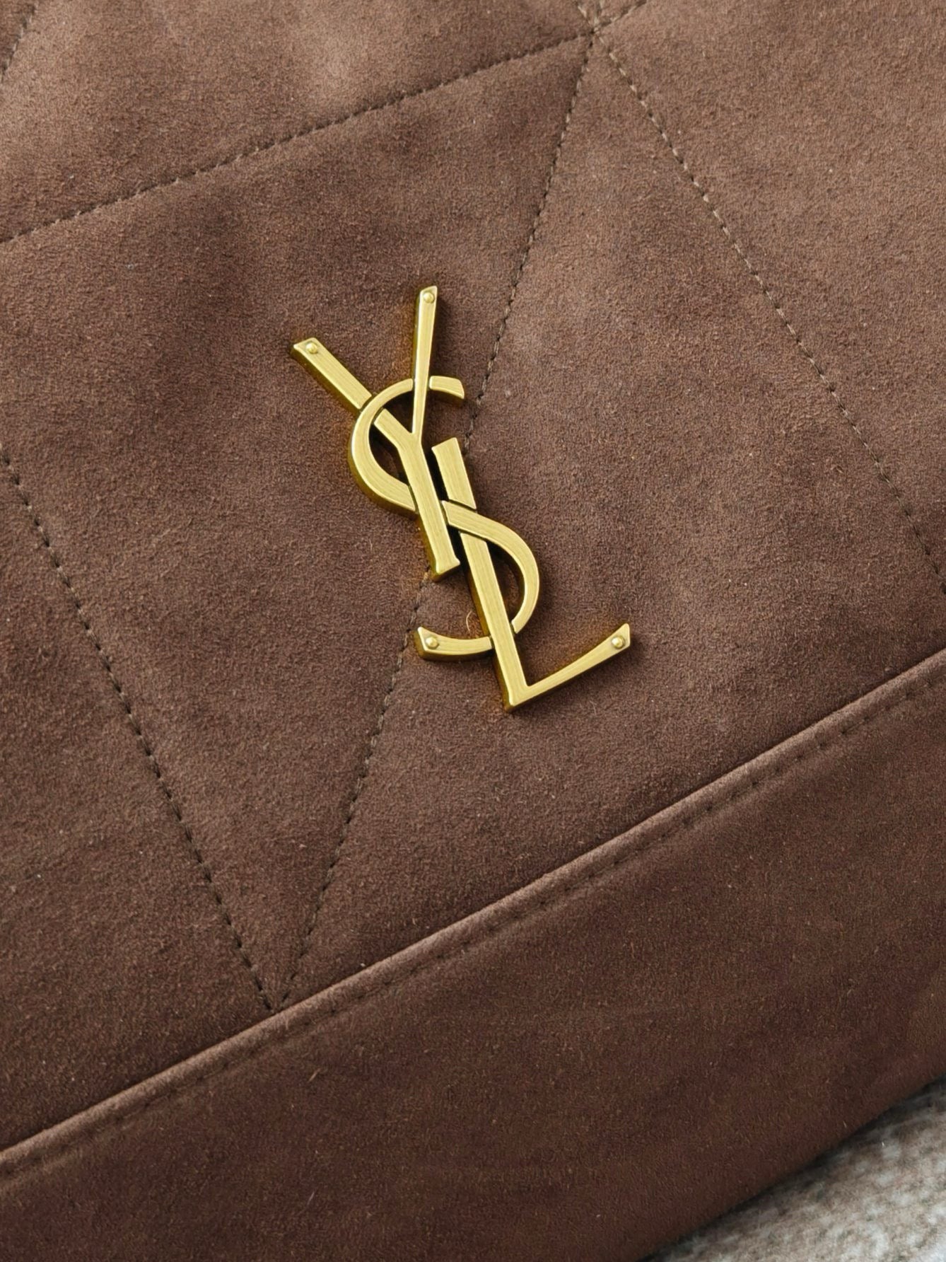 Brown Suede Jamie 4.3 Large Drawstring Bucket Bag